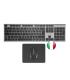 Tacens Zenith Combo Pack Inalabrico de Teclado Completo + Raton y Alfombrilla - Disposicion Italiana QWERTY IT - Teclas Silencio