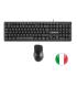 Tacens Anima ACP02 Pack USB Teclado Multimedia + Raton 1200dpi 3 Botones - Disposicion Italiana QWERTY IT - Cable de 1.3m - Tecl