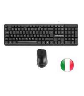 Tacens Anima ACP02 Pack USB Teclado Multimedia + Raton 1200dpi 3 Botones - Disposicion Italiana QWERTY IT - Cable de 1.3m - Tecl