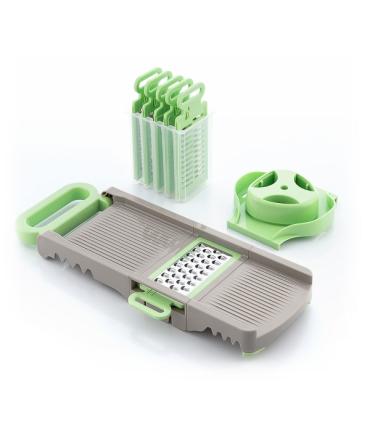Innovagoods Choppie Mandolina 6 en 1 con Rallador - Plegable - Multifuncion - Incluye Accesorios - Facil Limpieza - Compacto..