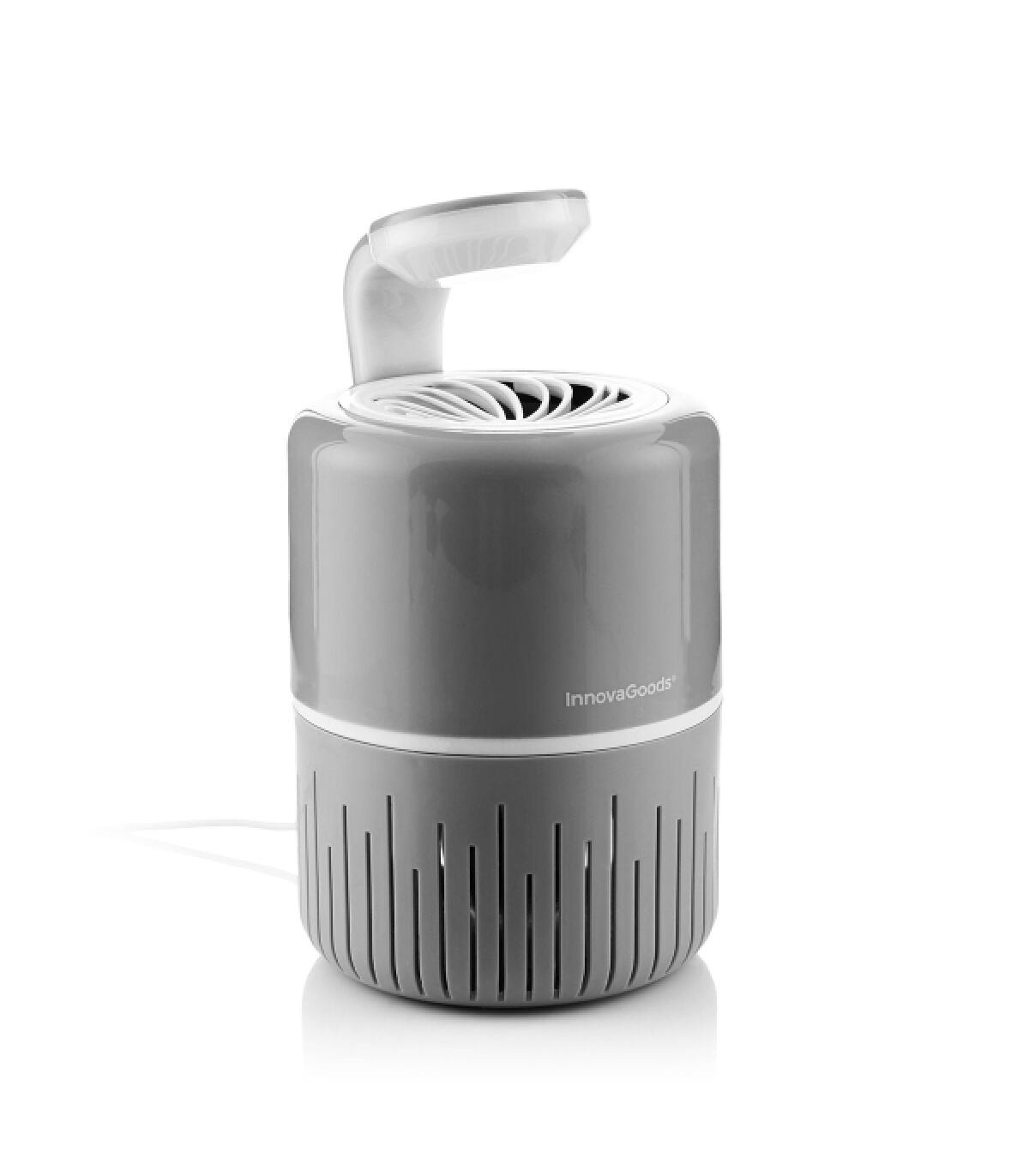 Innovagoods KL Drain Lampara USB Antimosquitos por Succion - ABS - Ecofriendly - Alcance hasta 40m2 - Deposito Extraible - Bajo.