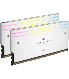 MEMORIA CORSAIR DDR5 96GB 2X48GB PC6000 DOMINATOR TITANIUM BLANCA CMP96GX5M2B6000Z30W