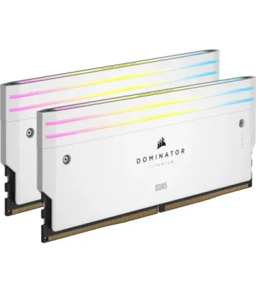 MEMORIA CORSAIR DDR5 96GB 2X48GB PC6000 DOMINATOR TITANIUM BLANCA CMP96GX5M2B6000Z30W
