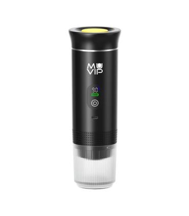 Muvip Xpresscup Cafetera Portatil - Compatible con Cafe Molido y Capsulas DG y NS - Presion de 20 Bares - Modo Caliente y Frio..