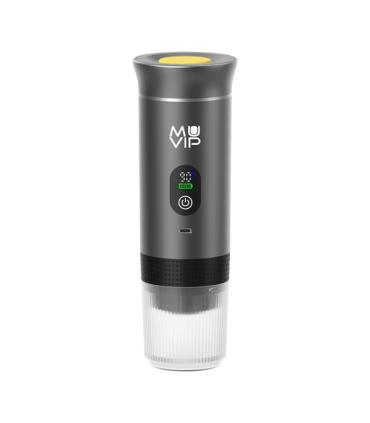 Muvip Xpresscup Cafetera Portatil - Compatible con Cafe Molido y Capsulas DG y NS - Presion de 20 Bares - Modo Caliente y Frio..