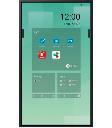 SHARP PN-LM551, 55" LM-SERIES INTERACTIVE DISPLAY, UHD, 500CD/M2, 18/7 PROOF, INFRARED TOUCH, 20 TOUCH POINTS, ANDROID SOC, USB-