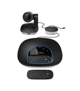 Logitech Group Sistema de Videoconferencias Webcam HD 1080p - USB 2.0 - Zoom 10x - Microfonos Integrados - Enfoque Automatico ..