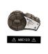 Brady M21-750-595-BK Cinta de Etiquetas Original Vinilo - Texto Blanco sobre Fondo Negro - Ancho 19,1mm x 6,40m