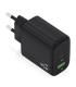 Aisens Cargador GAN 45W - 1xUSB-C PD3.0 QC4.0 y 1xUSB-A QC3.0 - Color Negro