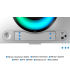 Samsung G93SD pantalla para PC 124,5 cm (49") 5120 x 1440 Pixeles Dual QHD OLED Plata