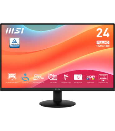 MSI Pro MP242L pantalla para PC 60,5 cm (23.8") 1920 x 1080 Pixeles Full HD LCD Negro