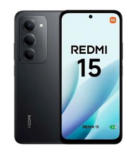 Xiaomi Redmi 15 Smartphone Pantalla 6.9" - 8GB - 256GB - Camara Principal 50MP - Bateria 7000mAh - Color Media Noche