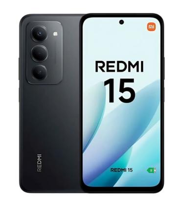 Xiaomi Redmi 15 Smartphone Pantalla 6.9" - 8GB - 256GB - Camara Principal 50MP - Bateria 7000mAh - Color Media Noche