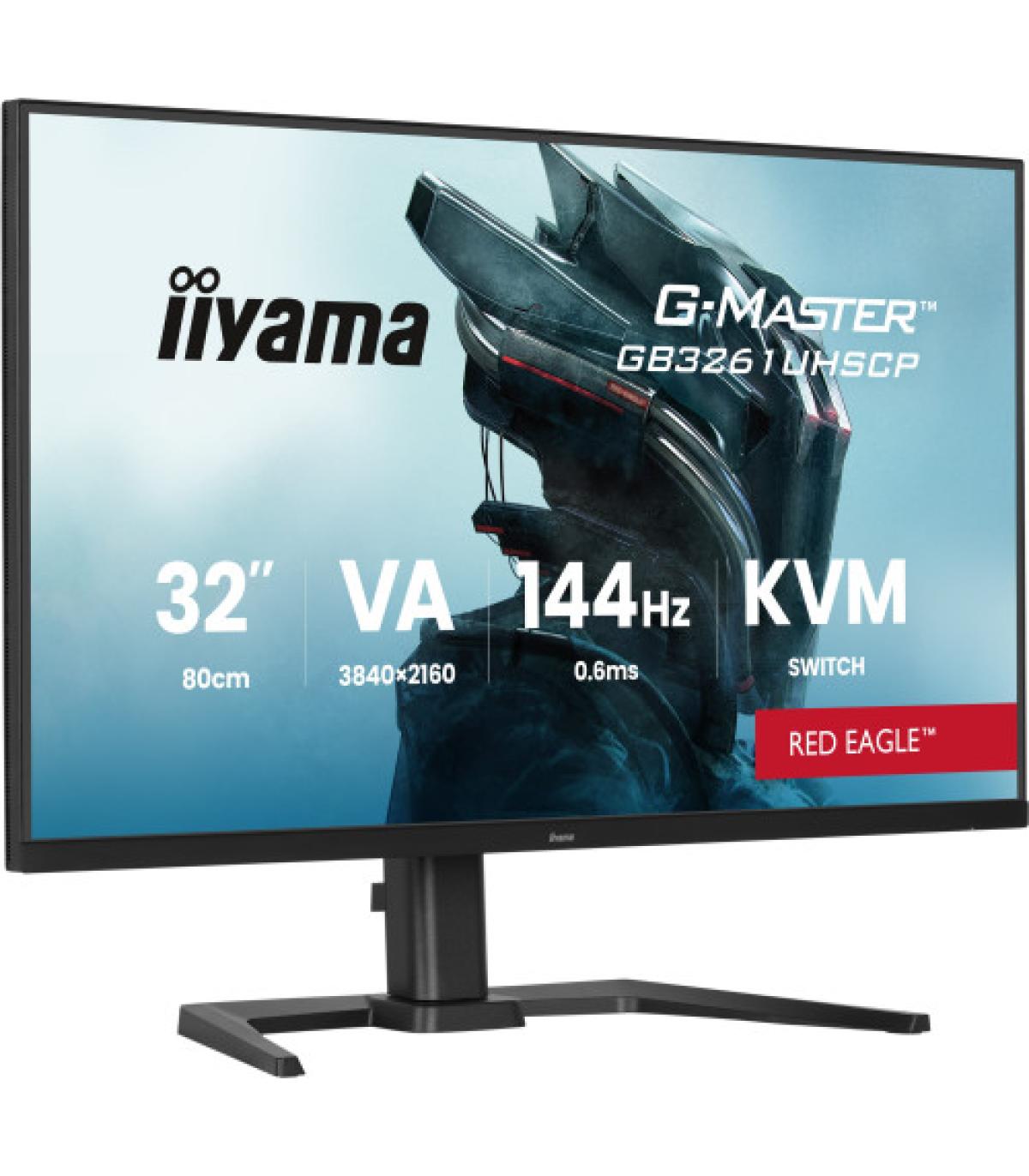 MONITOR IIYAMA GAMING PANTALLA PARA PC 80 CM (31,5") 3840 X 2160 PIXELES 4K UHD LED USB-C KVM HDMI DISPLAYPORT
