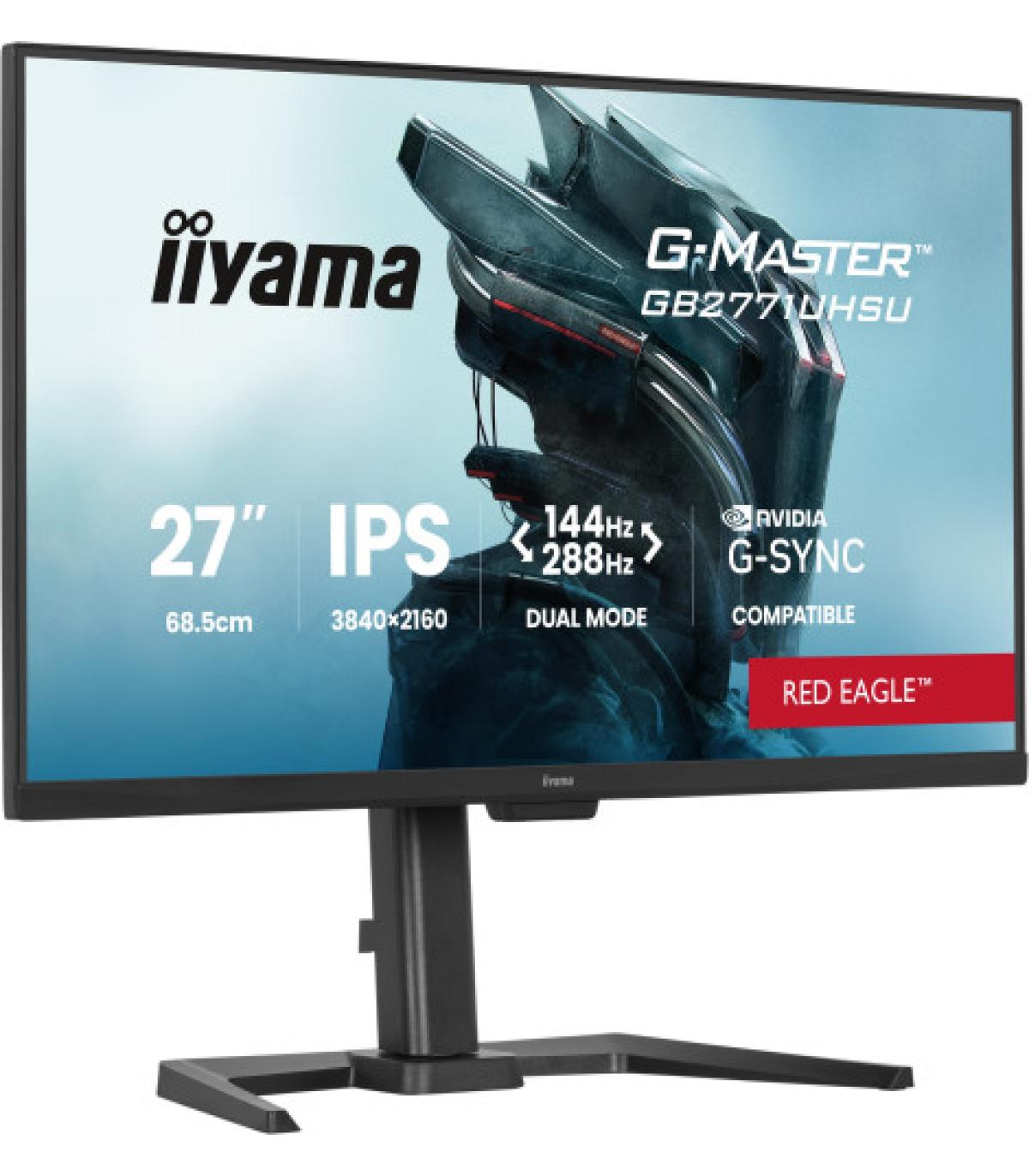 MONITOR IIYAMA GAMING PANTALLA PARA PC 68,6 CM (27") 3840 X 2160 PIXELES 4K UHD LED ALTA FRECUENCIA HDMI DISPLAYPORT
