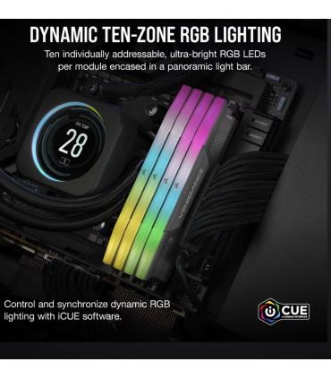 MEMORIA CORSAIR DDR5 64GB 2X32GB PC5200 VENGEANCE RGB CMG64GX5M2B5200Z40