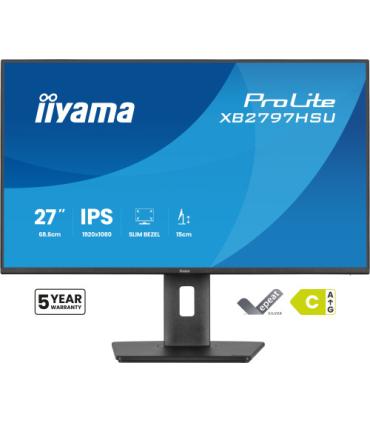 MONITOR IIYAMA PANTALLA PARA PC 68,6 CM (27") 1920 X 1080 PIXELES FULL HD LED PANEL IPS AJUSTABLE EN ALTURA HDMI DISPLAYPORT USB