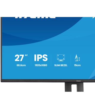 MONITOR IIYAMA PANTALLA PARA PC 68,6 CM (27") 1920 X 1080 PIXELES FULL HD LED PANEL IPS AJUSTABLE EN ALTURA HDMI DISPLAYPORT USB