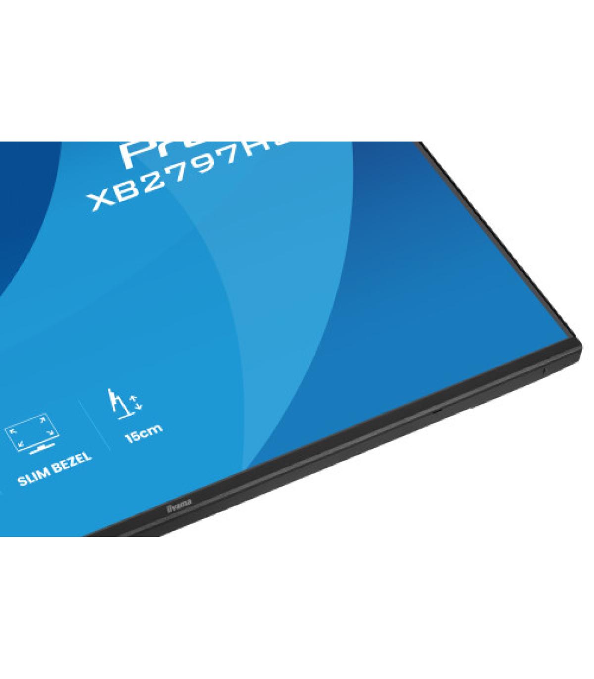 MONITOR IIYAMA PANTALLA PARA PC 68,6 CM (27") 1920 X 1080 PIXELES FULL HD LED PANEL IPS AJUSTABLE EN ALTURA HDMI DISPLAYPORT USB