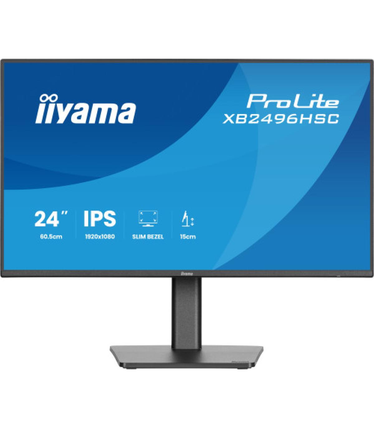 MONITOR IIYAMA PANTALLA PARA PC 60,5 CM (23,8") 1920 X 1080 PIXELES FULL HD LED PANEL IPS USB-C HDMI DISPLAYPORT ALTURA AJUSTABL