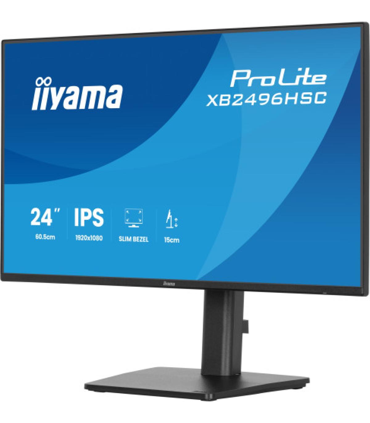 MONITOR IIYAMA PANTALLA PARA PC 60,5 CM (23,8") 1920 X 1080 PIXELES FULL HD LED PANEL IPS USB-C HDMI DISPLAYPORT ALTURA AJUSTABL