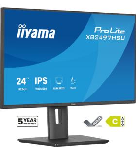 MONITOR IIYAMA PANTALLA PARA PC 60,5 CM (23,8") 1920 X 1080 PIXELES FULL HD LED PANEL IPS ERGONÓMICO HDMI DISPLAYPORT USB