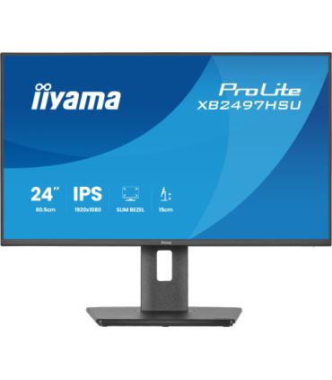 MONITOR IIYAMA PANTALLA PARA PC 60,5 CM (23,8") 1920 X 1080 PIXELES FULL HD LED PANEL IPS ERGONÓMICO HDMI DISPLAYPORT USB