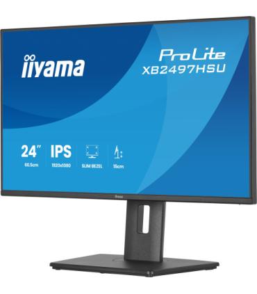 MONITOR IIYAMA PANTALLA PARA PC 60,5 CM (23,8") 1920 X 1080 PIXELES FULL HD LED PANEL IPS ERGONÓMICO HDMI DISPLAYPORT USB