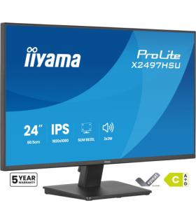 MONITOR IIYAMA PANTALLA PARA PC 60,5 CM (23,8") 1920 X 1080 PIXELES FULL HD LED PANEL IPS MARCO ULTRAFINO HDMI DISPLAYPORT USB