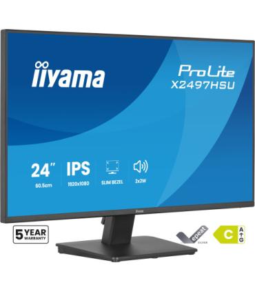 MONITOR IIYAMA PANTALLA PARA PC 60,5 CM (23,8") 1920 X 1080 PIXELES FULL HD LED PANEL IPS MARCO ULTRAFINO HDMI DISPLAYPORT USB