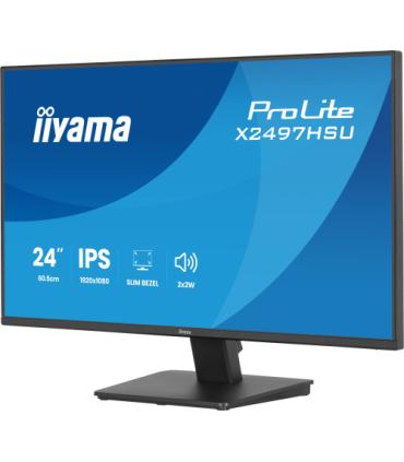 MONITOR IIYAMA PANTALLA PARA PC 60,5 CM (23,8") 1920 X 1080 PIXELES FULL HD LED PANEL IPS MARCO ULTRAFINO HDMI DISPLAYPORT USB