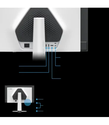 MONITOR BENQ EX271UZ (9H.LP2LA.TBE) 26,5” 3840x2160 OLED 240HZ, USB-C