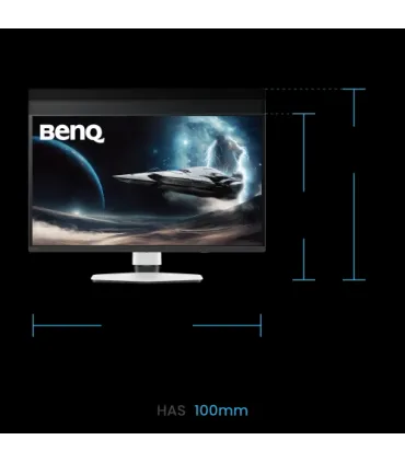 MONITOR BENQ EX271UZ (9H.LP2LA.TBE) 26,5” 3840x2160 OLED 240HZ, USB-C