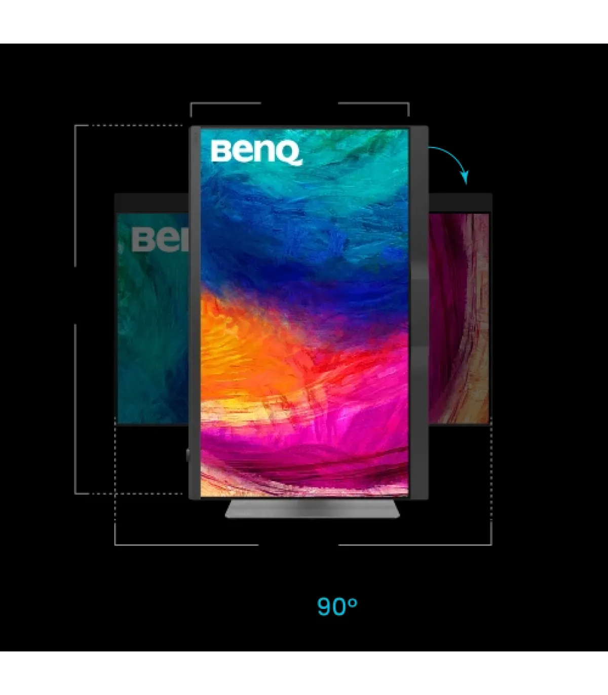 MONITOR BENQ PD2770U (9H.Y0ELB.QBE) 27” 3840x2160 FHD 60HZ IPS, USB-C