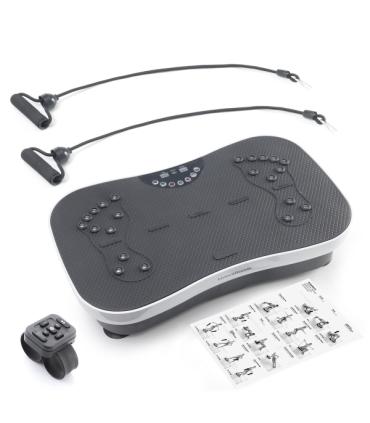 Innovagoods Vybeform Plataforma Vibratoria de Entrenamiento - Potencia 200W - Incluye Accesorios - Ergonomico - hasta 120kg - Ma
