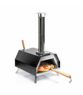 Innovagoods Pizzahven Horno para Pizza con Dispensador de Pellets - Control de Temperatura - Incluye Accesorios - Facil Transpor