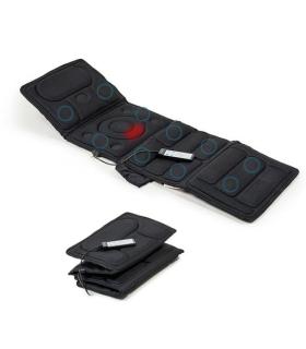 Innovagoods Vhemat Colchon de Masaje por Vibracion - 10 Motores Vibratorios - Funcion Calor - 5 Modos - Plegable - Ergonomico ..