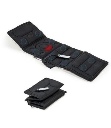 Innovagoods Vhemat Colchon de Masaje por Vibracion - 10 Motores Vibratorios - Funcion Calor - 5 Modos - Plegable - Ergonomico ..