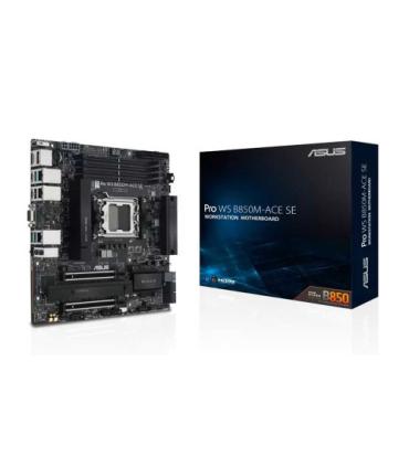 PLACA ASUS PRO WS B850M-ACE SE,AMD,AM5,B850,4DDR5,256GB,VGA+DP+HDMI+USB C,4SATA3+2M.2,1GB10+1GB2.5+1GB1+WIFI6+BT5.3,6USB3.2,MATX