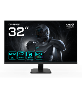 MONITOR GIGABYTE 32" GS32QA,SS IPS,2560X1440 (QHD),0.27PP,1200:1,1MS,180HZ,2HDMI+1DP