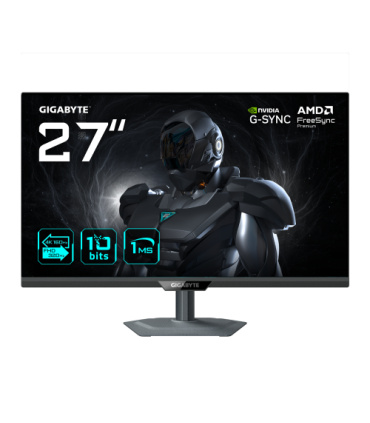 MONITOR GIGABYTE 27" G27UP,SS IPS,3840X2160,0.155PP,1000:1,1MS,160HZ,2HDMI+1DP+USB2.0+1USB TYPE C,AJUSTE ALTURA