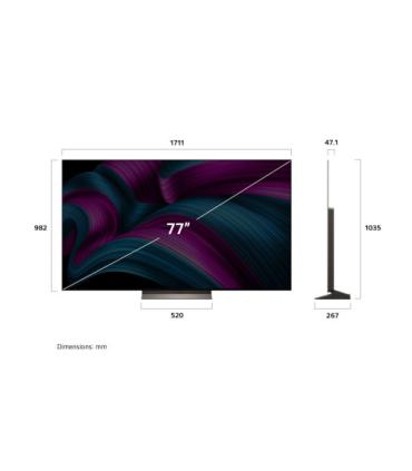 LG OLED evo AI OLED77C56LB 195,6 cm (77") 4K Ultra HD Smart TV Wifi Marrón