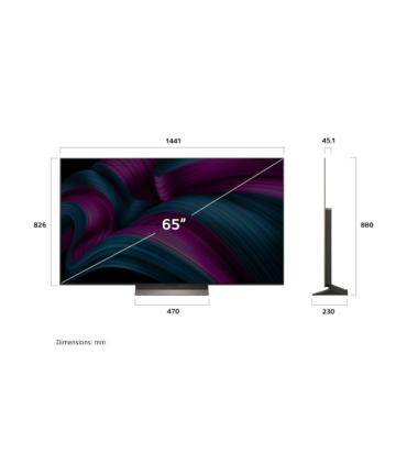 LG OLED evo AI OLED65C56LB 165,1 cm (65") 4K Ultra HD Smart TV Wifi Marrón