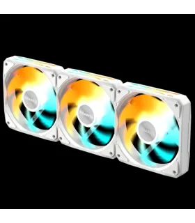 VENTILADOR GIGABYTE PARA CAJA EZ CHAIN FAN 120 ICE,3X120MM,BLANCO - PACK 3- (GP-GBT EZFAN1203 ICE