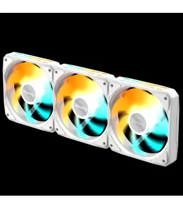 VENTILADOR GIGABYTE PARA CAJA EZ CHAIN FAN 120 ICE,3X120MM,BLANCO - PACK 3- (GP-GBT EZFAN1203 ICE