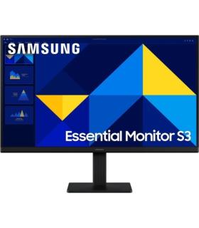 Samsung Essential S3 Monitor 24" IPS FullHD 100Hz - Respuesta 5ms - HDMI - VESA 100x100mm - Color Negro