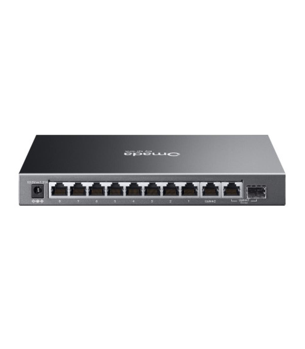 TP-LINK ES210GP SWITCH GIGABIT OMADA 10 PUERTOS EASY MANAGED CON 8 PUERTOS POE
