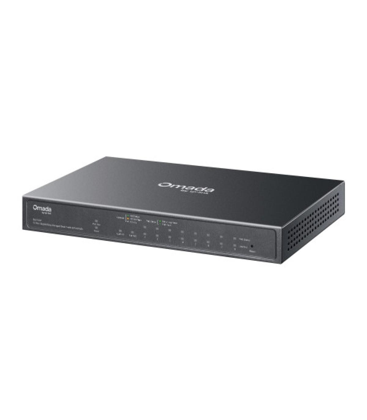 TP-LINK ES210GP SWITCH GIGABIT OMADA 10 PUERTOS EASY MANAGED CON 8 PUERTOS POE