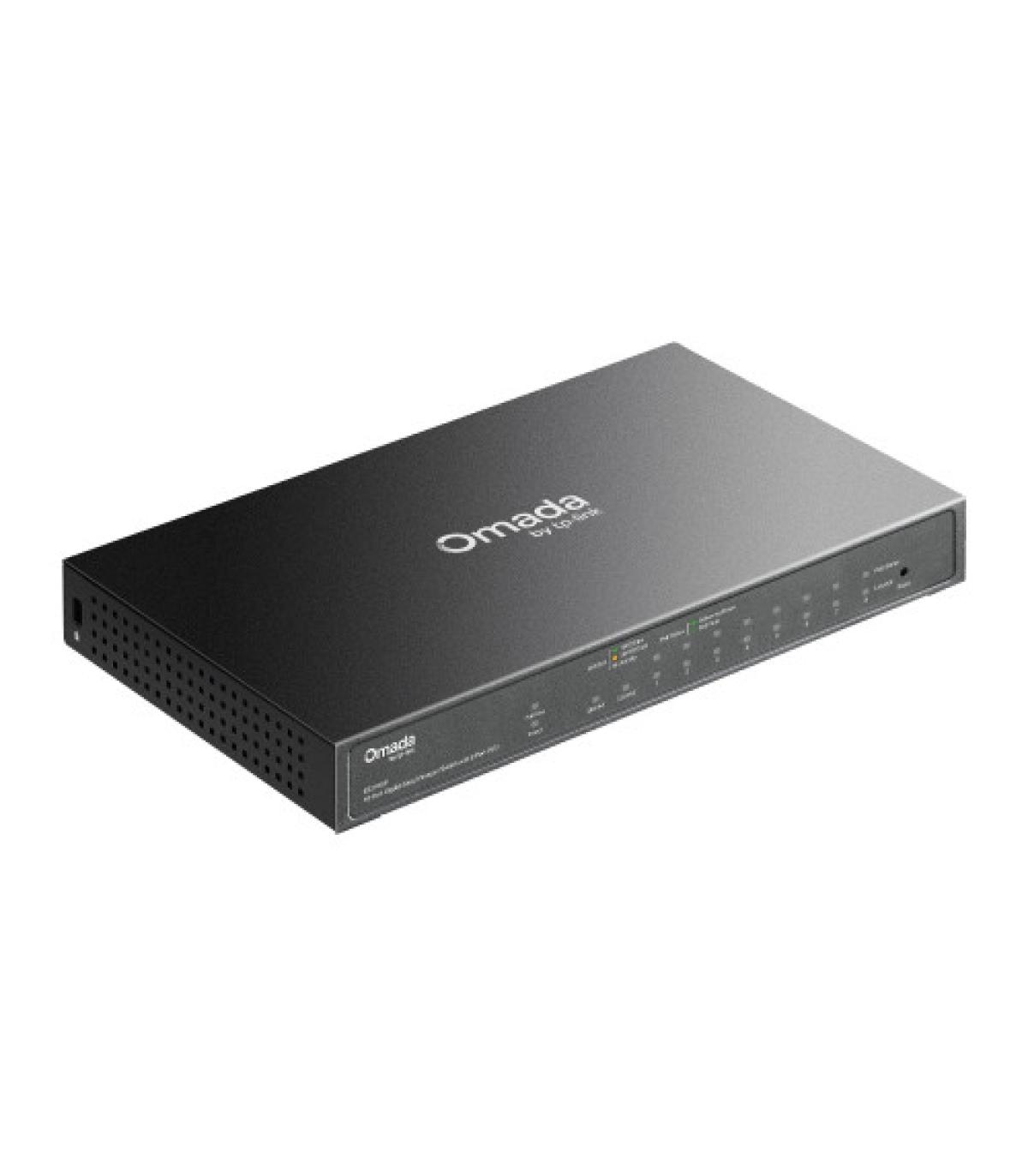 TP-LINK ES210GP SWITCH GIGABIT OMADA 10 PUERTOS EASY MANAGED CON 8 PUERTOS POE