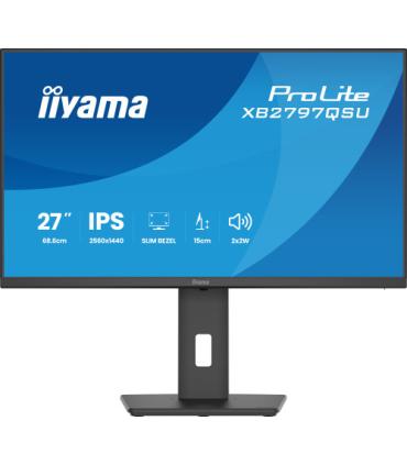 iiyama ProLite XB2797QSU-B1 pantalla para PC 68,6 cm (27") 2560 x 1440 Pixeles Quad HD LED Negro